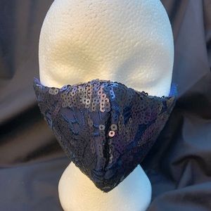 Sequin handmade adjustable mask
